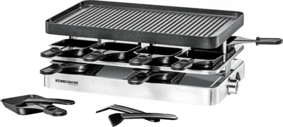 Obrázek produktu pro Rommelsbacher RC 1400, 8 člověk/lidí, Hliník, Nerezová ocel, Nerezová ocel, Obdélníkový, Hliník, 367 x 228 mm