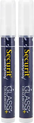 Produktbild von SECURIT Flüssigkreide Marker, wasserfest, Weiß, 14.2 x 3.5 x 2 cm