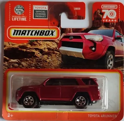 Image de Matchbox 2018 Toyota 4Runner Metalflake Red rouge Série 2023