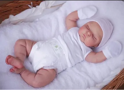 Zdjęcie produktu dla 48 cm realistyczna, wstępnie pomalowana lalka noworodek brzoskwinie skóra 3D widoczne żyły odrodzona lalka ręcznie malowana z wysoką jakością Genesis