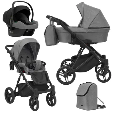Produktbild von Kinderwagen Kunert Lazzio 3in1 – Farbe: Grau