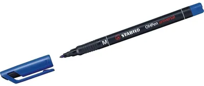 Produktbild von Folienstift - STABILO OHPen universal - permanent medium - Einzelstift - blau