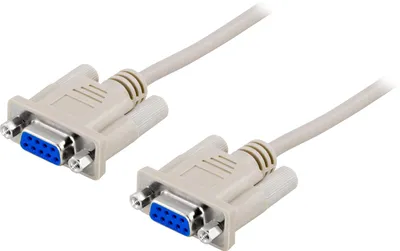 Immagine prodotto di Deltaco DEL-37D serial cable White 2 m DB9