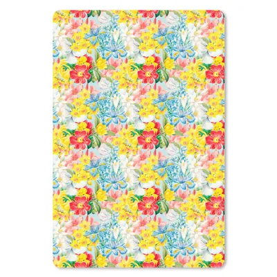 Produktbild von MuchoWow® Mauspad Mousepad Blumen - Sommer - Muster 18x27 cm - Mousepads - Maus Mat - Pad - Mausunterlage