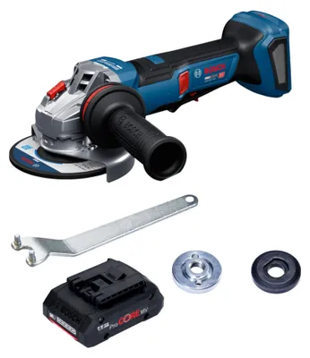 Immagine prodotto di Smerigliatrice angolare a batteria Bosch GWS 18V-11 PS 18 V 125 mm Brushless + 1x batteria ProCORE 4,0 Ah - senza caricabatterie