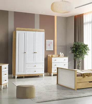 Immagine prodotto di Set di armadi e cassettiere pratico ed elegante per la cameretta dei bambini