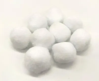 Produktbild von Schneebällchen Weiß Ø4cm 36 Stück - Streudeko Schneeball