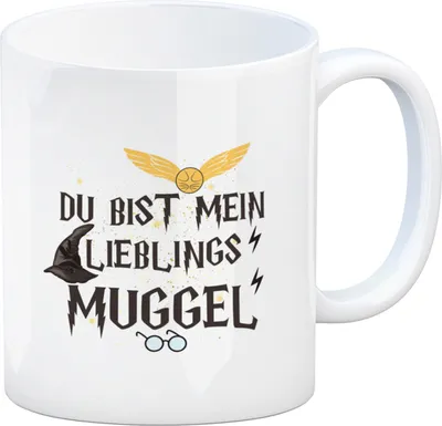 Produktbild von Lieblingsmuggel Kaffeebecher für Zauberschüler und Hexen