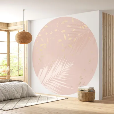 Produktbild von Runde Tapete / Kreis - Lumaléa - Design - Premium-Papier 185 g, abwaschbar - Durchmesser 130 cm