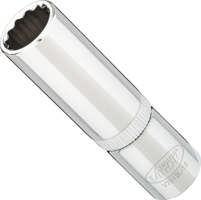 Produktbild von VIGOR Steckschlüsseleinsatz lang V7512L-15 1/2" Außen Doppelsechskant SW 15 mm