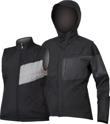 Produktbild von Endura Urban Luminite 3 in 1 II Jacke Frauen schwarz E9167BK größe S E9167BK/3
