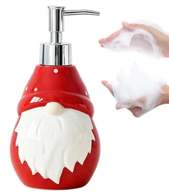 Imagen del producto de Dispensador de jabón líquido con diseño navideño