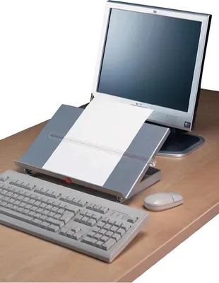 Image de Porte-concept L350xP247xH60mm MET argent Distance de vue réglable