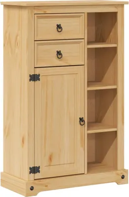 Obrázek produktu pro vidaXL Koupelnová skříňka  70x33x110 cm borovicový masiv