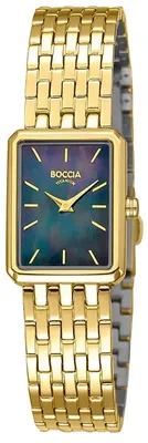 Immagine prodotto di Orologio da donna Boccia 3383-02 in titanio, placcato oro, madreperla