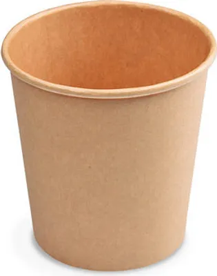Produktbild von 50x Papierbecher Feinkostbecher Eisbecher rund braun 750 ml Ø 11,5 cm