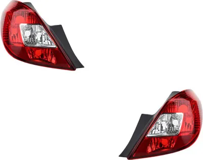 Produktbild von Johns, Heck Leuchte Rück Leuchte passend für Opel Corsa D 07/2006- Set Links und Rechts 1222534 93190950 1222138 93189098 1222535 93190951 1222137 931
