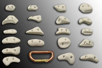 Produktbild von Footsteps  3  (Spax) Klettergriffe XS von Move-it-Climbingholds,schwarz