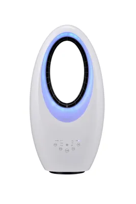 Zdjęcie produktu dla Guzzanti GZ1408, Wentylator domowy bez łopatek, Biały, Podłoga, Stół, 60°, Dotyk, 7,5 h