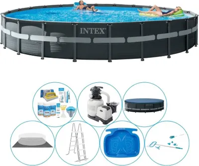 Zdjęcie produktu dla Basen wraz z akcesoriami - Intex Ultra XTR Frame Round 732x132 cm