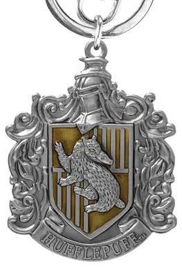 Produktbild von Harry Potter Zinn-Schlüsselanhänger Hufflepuff Crest