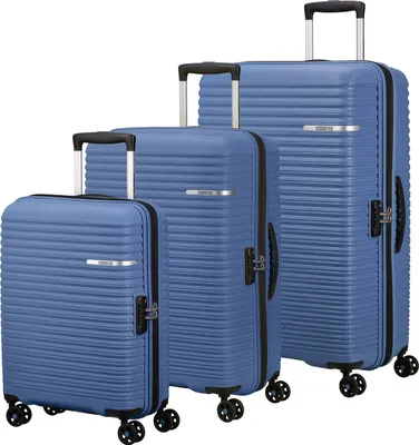 Produktbild von American Tourister Liftoff 4 Rollen Kofferset 3-teilig mit Dehnfalte