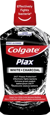 Produktbild von Colgate Mundwasser Plax White+Charcoal 500ml