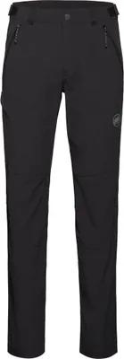 Schwarze Wanderhose Runbold IV von Mammut; geeignet für Trekking und Outdoor-Aktivitäten.