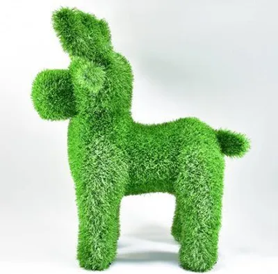 Produktbild von AniPlants, Grasfigur, "Elch/Rentier", groß, Gartendeko, 70cm