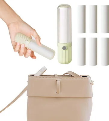 Produktbild von Famanu Plüschroller für Kleidung und Möbel - Effiziente Fusselentferner mit Nachfüllungen