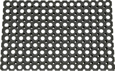 Produktbild von MD-Entree 505 1460 007 Gummi-Wabenmatte 'Ringo' aus 100 % Gummi, 40 x 60 x 2,3 cm, schwarz