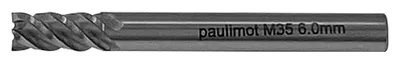 Produktbild von PAULIMOT Schaftfräser, 45°, 4-schneidig 6 mm