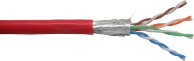 Zdjęcie produktu dla InLine 72099R, 100 m, Cat5e, SF/UTP (S-FTP), Czerwony