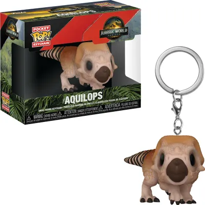 Produktbild von Jurassic World Rebirth - Aquilops Schlüsselanhänger Funko Pocket POP! Keychain