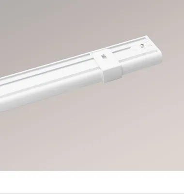 Produktbild von SET Vorhangschiene 115cm mit 2 Innenläufen für Deckenmontage in Weiß