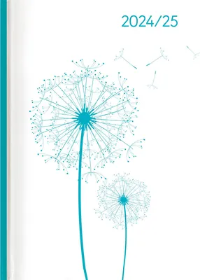 Produktbild von Campustimer Blowballs - A5 Semester-Planer - Studenten-Kalender 2024/2025 - Notiz-Buch - Pusteblume - Weekly - Alpha Edition