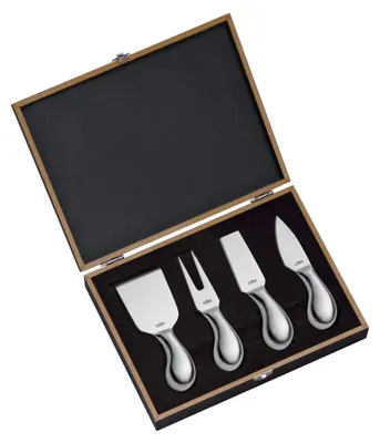 Produktbild von Cilio PIAVE Käsemesser-Set Edelstahl Silber - Hochwertige Käsewerkzeuge