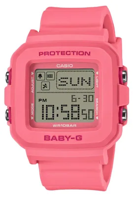 Produktbild von Casio Baby-G + Plus Damen Uhr BGD-10KH-4ER Resin, Rosa