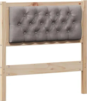 Produktbild von vidaXL Kopfteil Sonstiges Braun und Taupe 75 cm Massivholz Kiefer