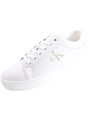 Image de Baskets Calvin Klein Classic Cupsole Fluo pour homme, blanc, taille 44