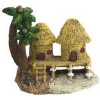 Produktbild von Aquarium Deko Strandhaus ca.14x7x13 cm