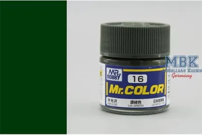 Obrázok produktu pre GUNZE GSC016 IJA Green / IJA zelená (10 ml) matná hodvábna farba
