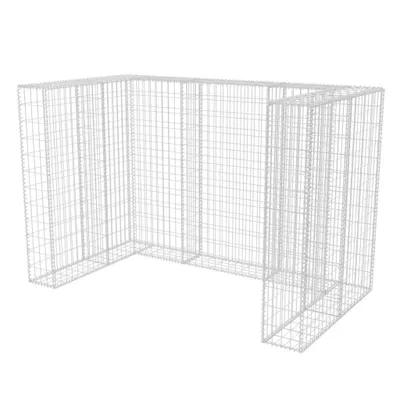Immagine prodotto di Gabbione in Rete in Acciaio per 2 Cassonetti 180x100x120 cm