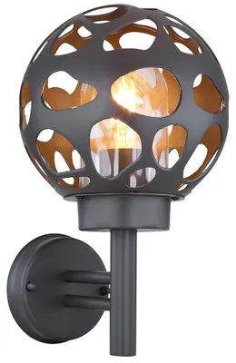 Produktbild von Wandleuchte, Edelstahl Alu, anthrazit, 20 cm