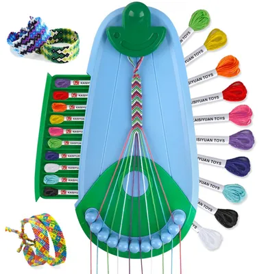 Image de Solidchoice - Kit de bracelets d'amitié à faire soi-même pour les enfants créatifs