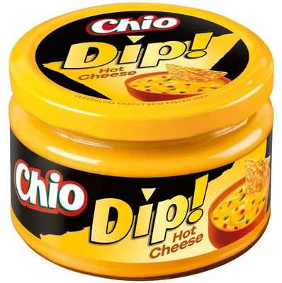 Imagen del producto de Salsa para untar Chio, sabor queso picante, con jalapeños, 200 ml