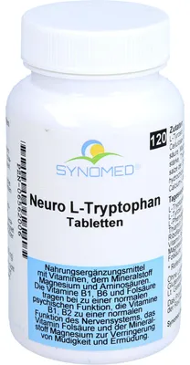Produktbild von SYNOMED Neuro L-Tryptophan Tabletten, 120 St. Tabletten