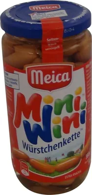 Produktbild von Meica Mini Wini Würstchenkette extra knackig ohne Farbstoffe 380g
