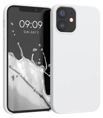 Produktbild von kwmobile Handyhülle für iPhone 12 mini Hülle, für iPhone 12 mini Case - Hülle Silikon - kabelloses Laden - Weiß