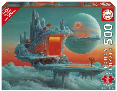 Zdjęcie produktu dla Puzzle 500 Planeta ognia i lodu 113455